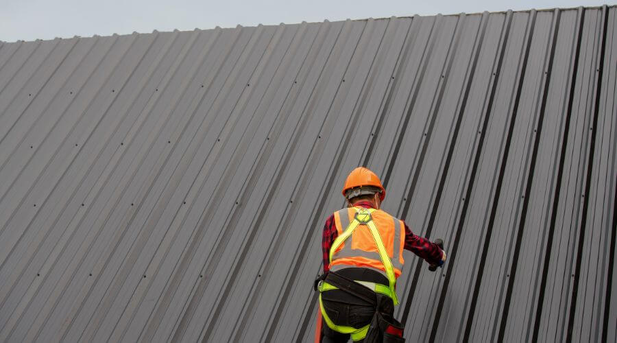 Professional metal roof installation services in Amo, IN